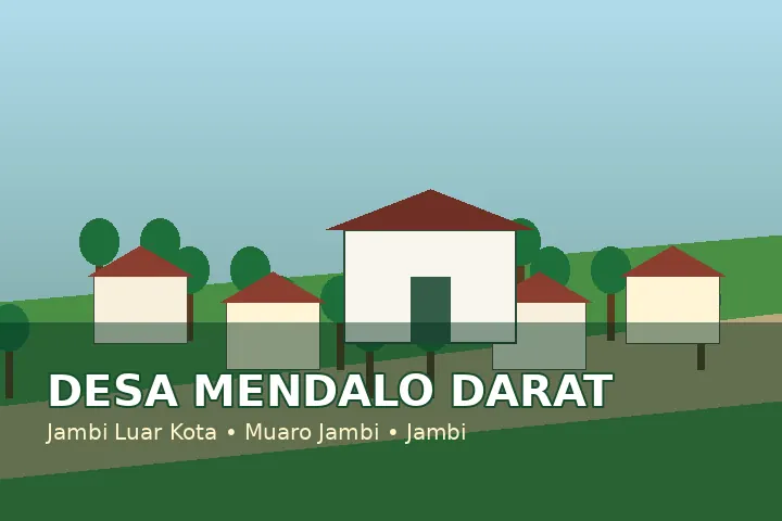 Ilustrasi Kesehatan & lingkungan Desa Mendalo Darat