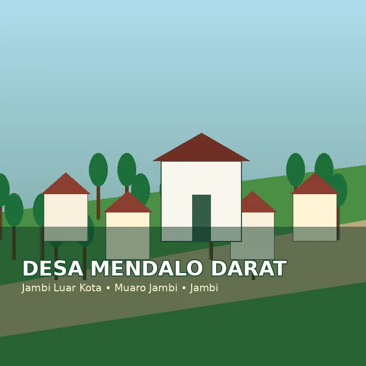 Ilustrasi pelayanan Desa Mendalo Darat