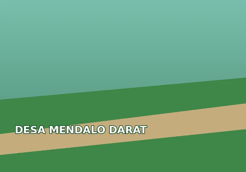 Ilustrasi pendidikan dan inovasi masyarakat Mendalo Darat